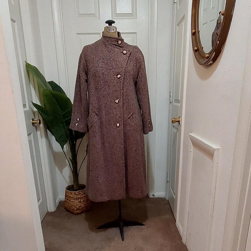Vintage Tweed Coat Size 6